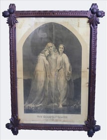 Framed Print, The Christian Graces and Their Lord