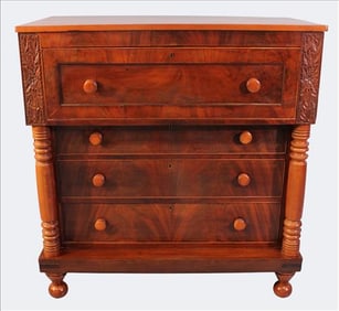 Classical Mahogany Bulter's Desk