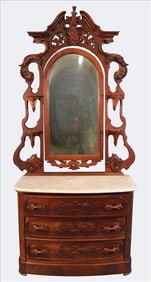 Mitchell & Rammelsberg Rococo Revival Marble-Top Dresser