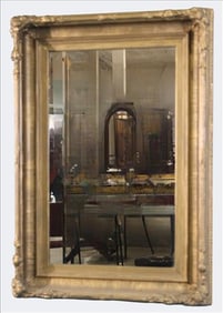 Giltwood Wall Mirror in Carved Frame, 19th Century