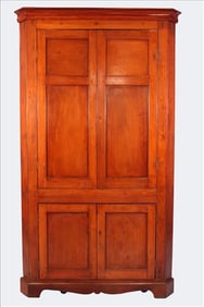 Early Southern Cherry Corner Cupboard