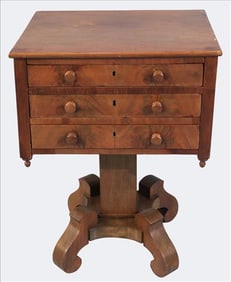 Empire Mahogany Sewing Stand