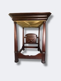 Monumental Classical Mahogany Tester Bed, c. 1840