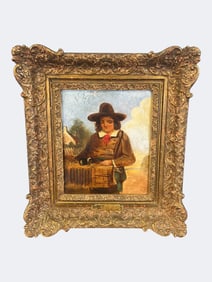 Antique Oil on Canvas, After Sir Godfrey Kneller (1646-1723)
