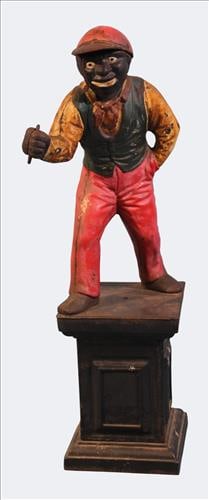 Cast Iron "Blackmore" Hitching Post Figure (1 of 3)