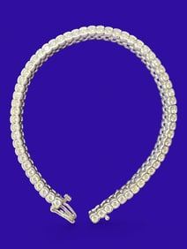 Platinum Diamond Tennis Bracelet (4.05 cts T.W.)