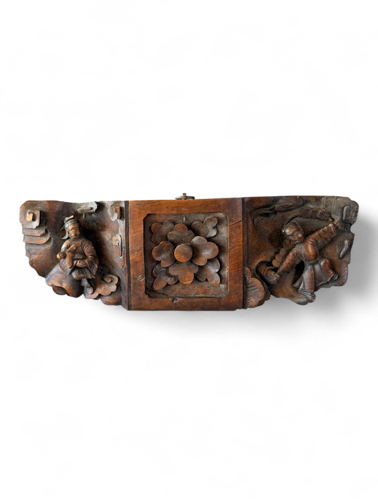 Chinese Carved Architectural Panel Fragment, Qing Dynasty, 19th century (1 of 3)