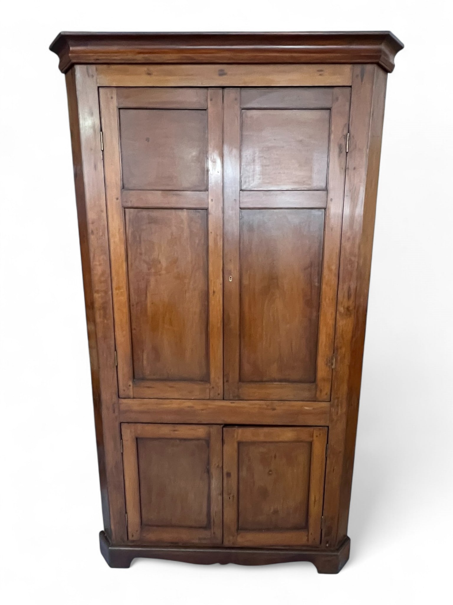 Southern Cherry Corner Cupboard, Early 19th Century (1 of 9)