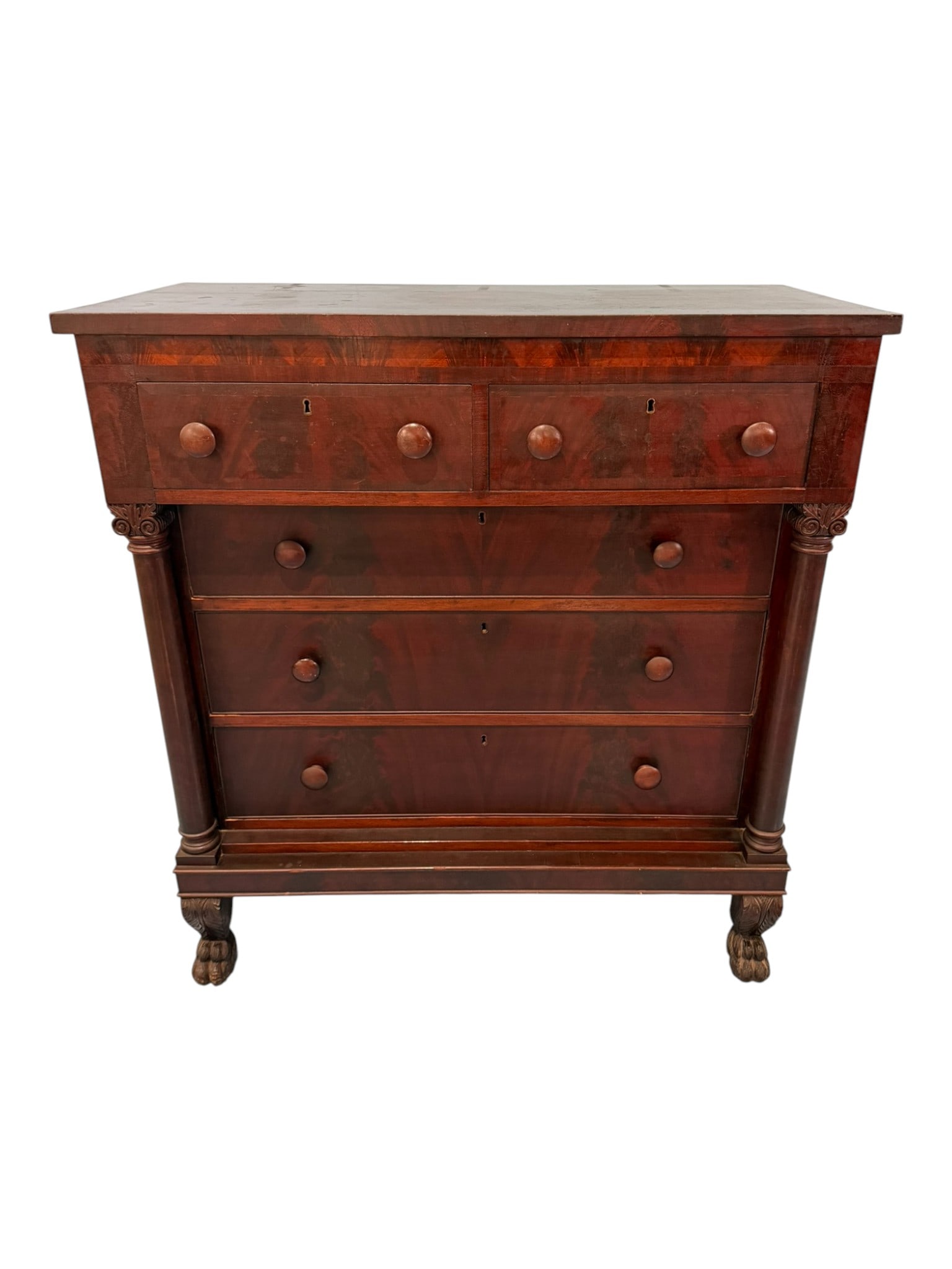 Empire Mahogany Chest of Drawers, Circa 1840 (1 of 8)