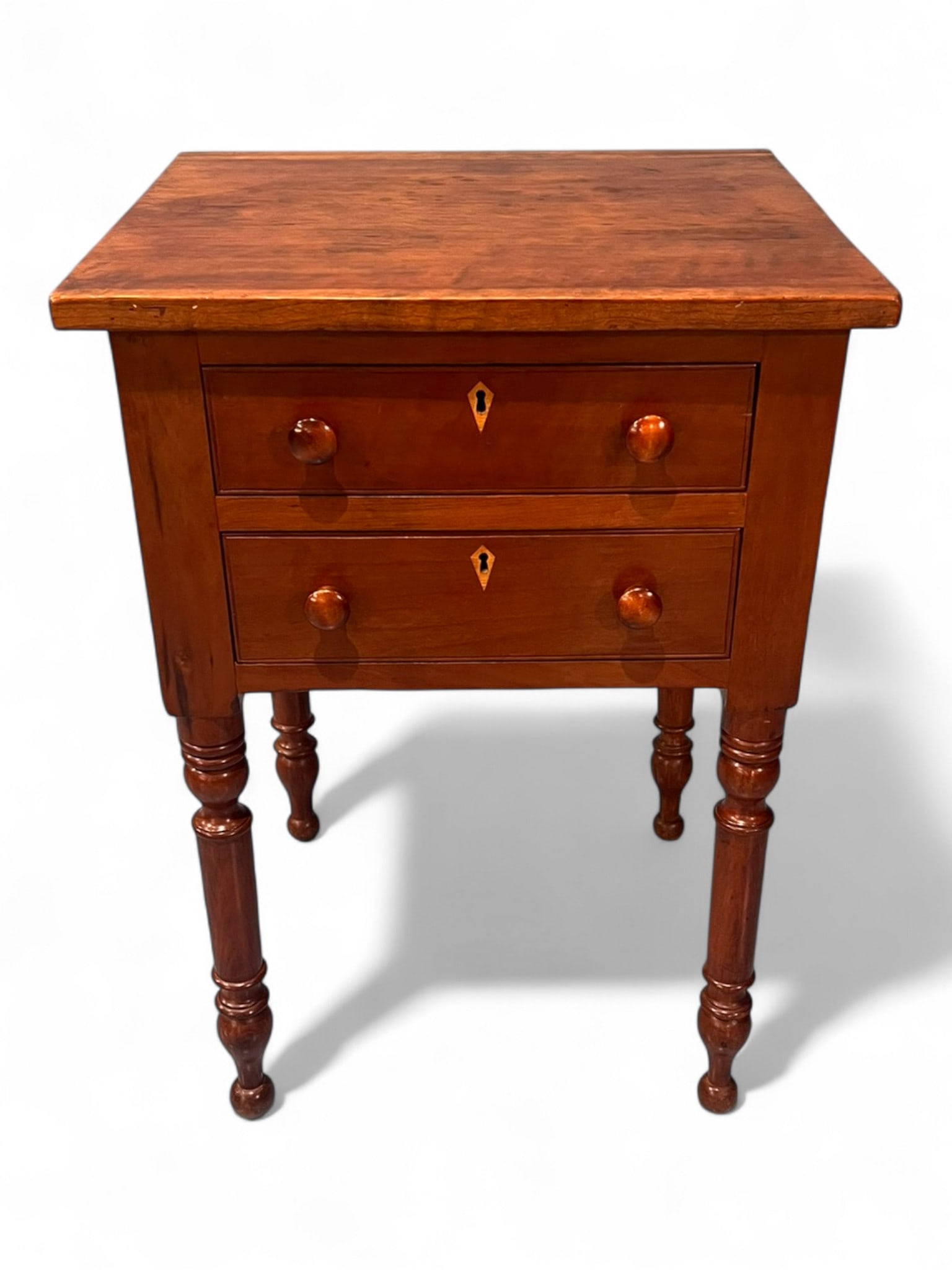 Southern Cherry Two-Drawer Work Table, Circa 1840–1860 (1 of 8)