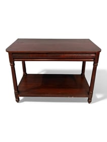 Southern Federal Mahogany Server or Side Table, Early 19th Century, From the Pelham Family Estate