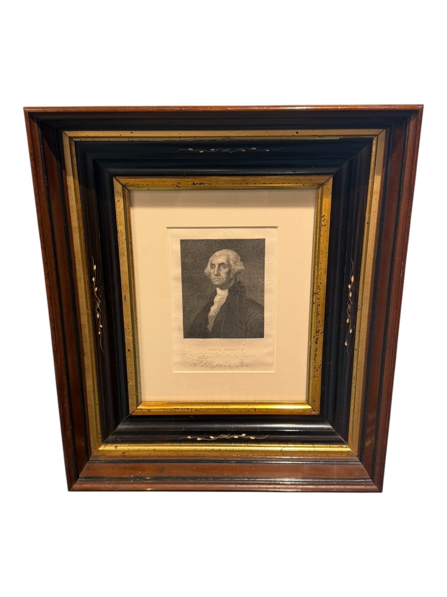 Engraved Portrait of George Washington, 19th Century, From the Pelham Estate (1 of 3)