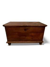 Antique Continental Pine Blanket Chest, 19th Century
