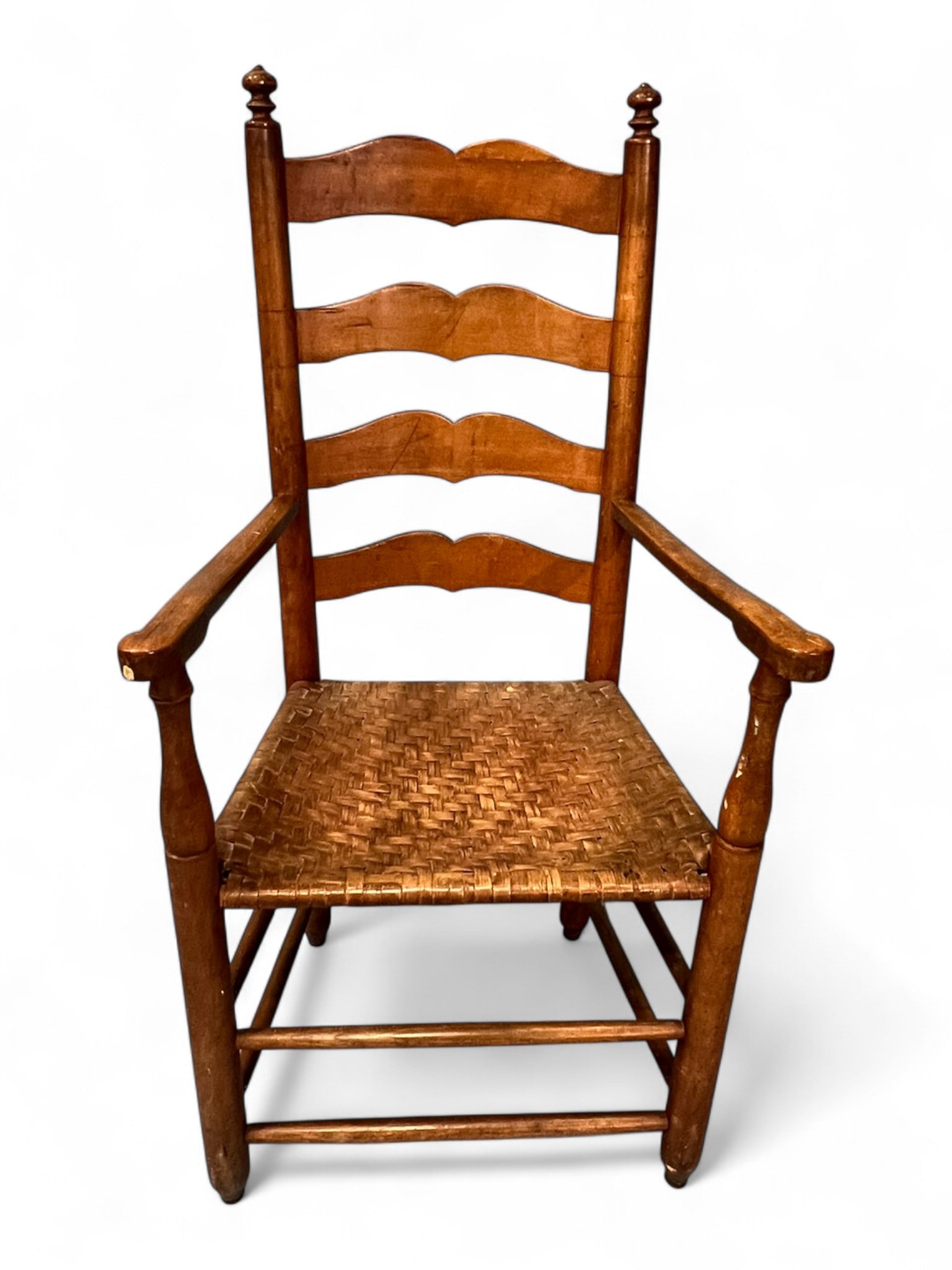 East Tennessee Walnut Ladderback Armchair, 2nd Quarter 19th Century (1 of 5)