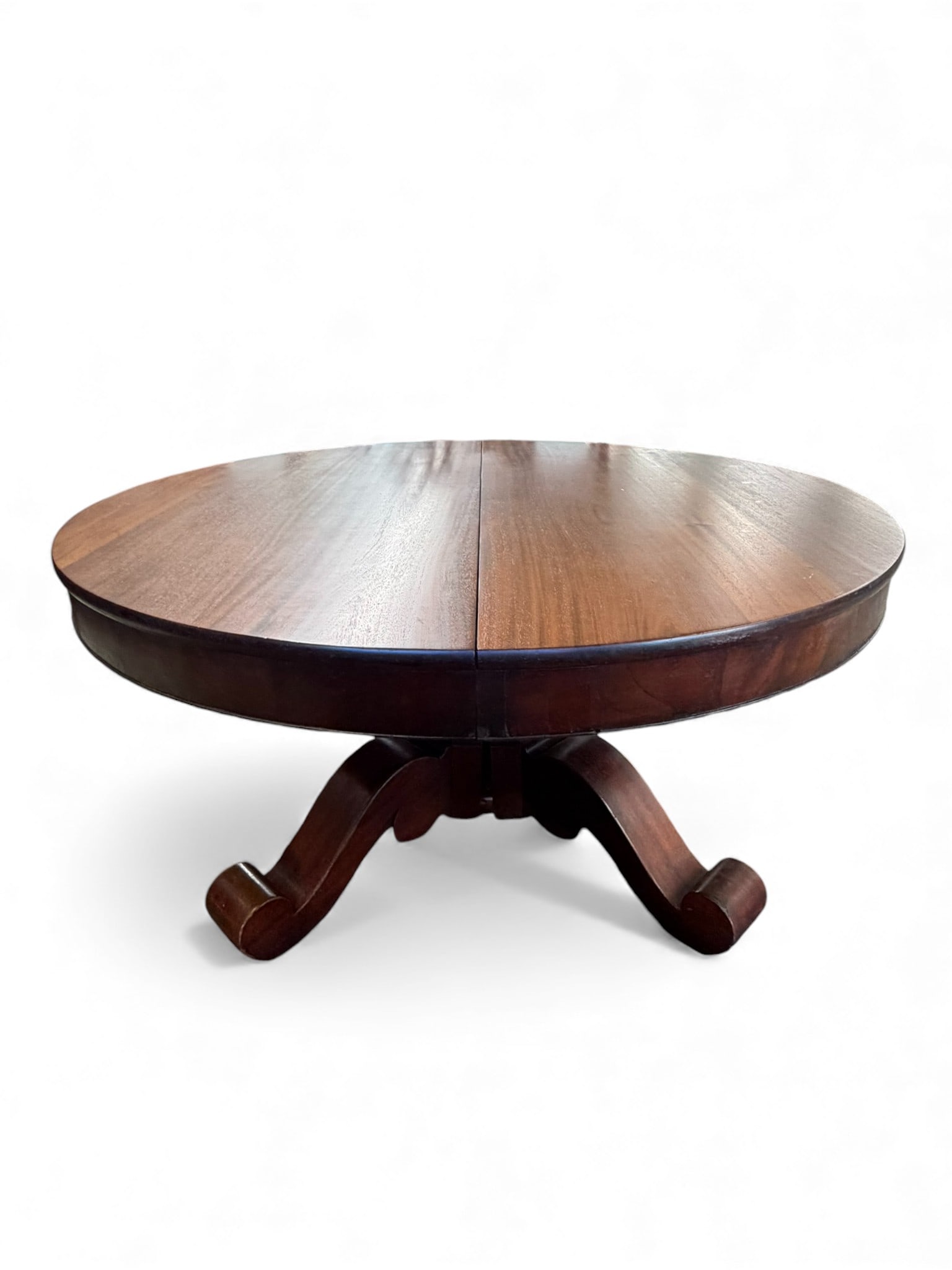 American Empire Mahogany Expanding Dining Table, Mid-19th Century (1 of 10)