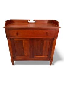 Southern Cherry Jackson Press with Shaped Gallery, Mid-19th Century