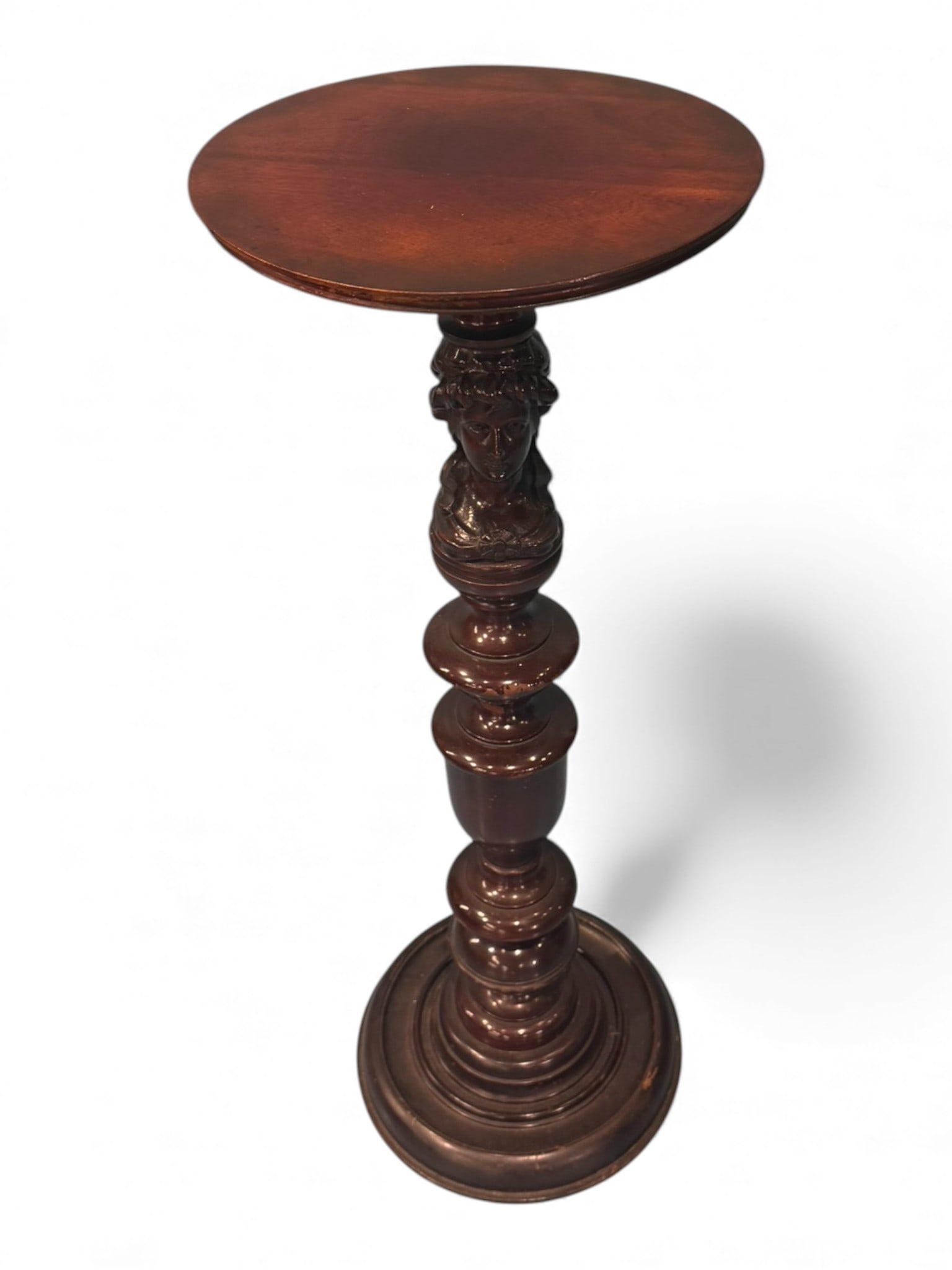 Italian Renaissance Revival Figural Pedestal Stand, Late 19th Century (1 of 4)
