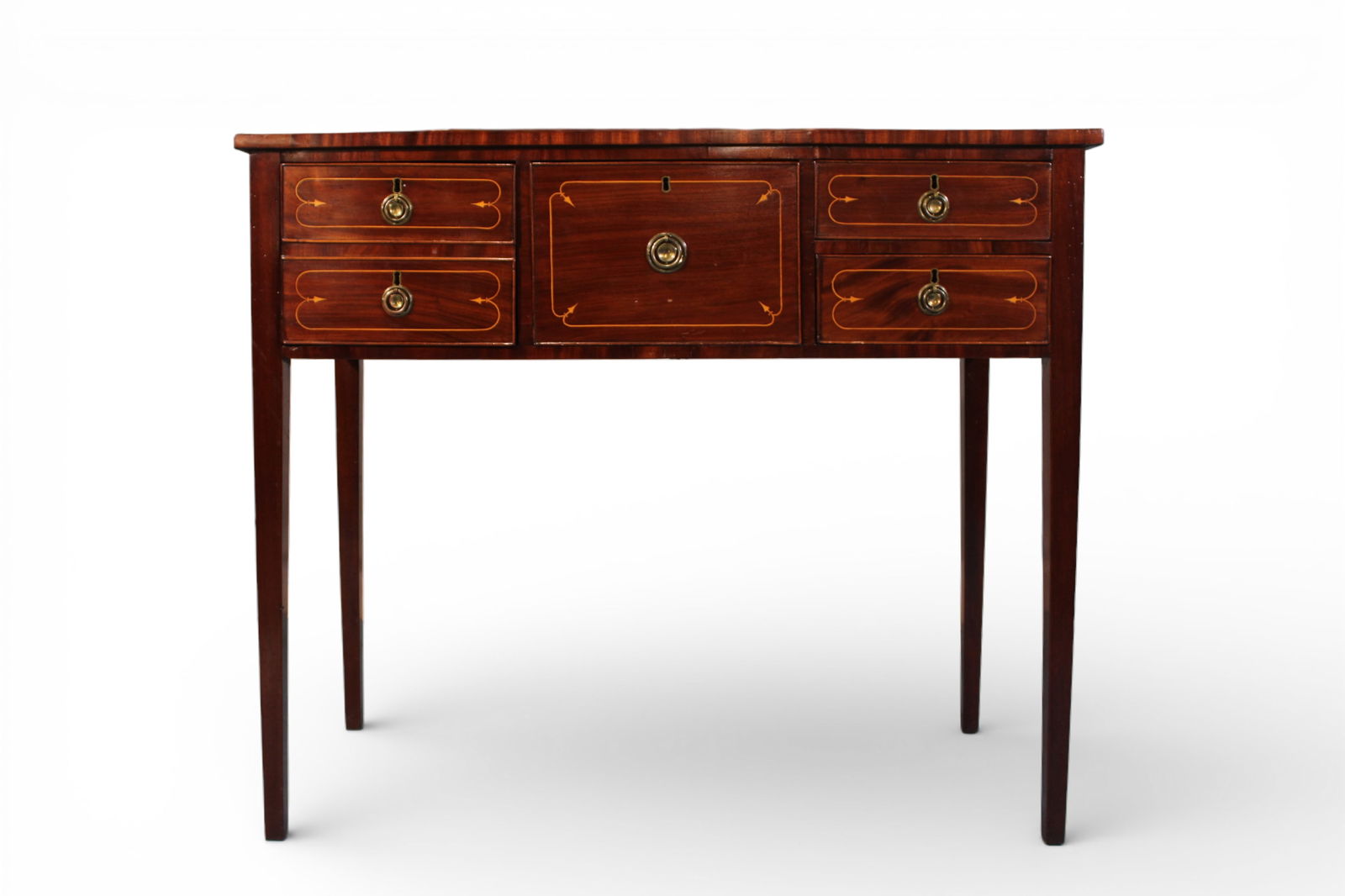 Federal Style Inalid Mahogany Huntboard (1 of 6)