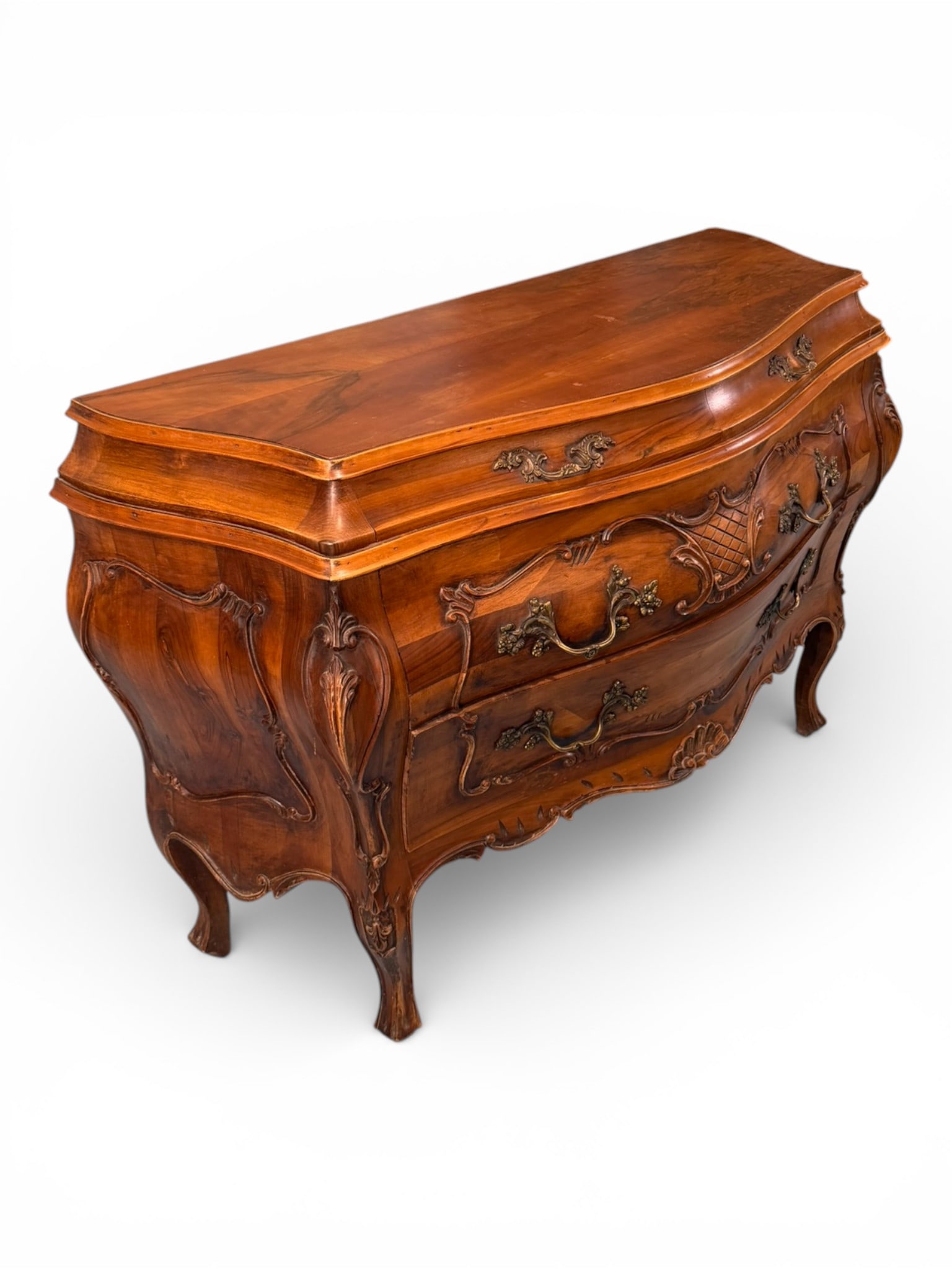 Louis XV Style Bombe Commode - 3