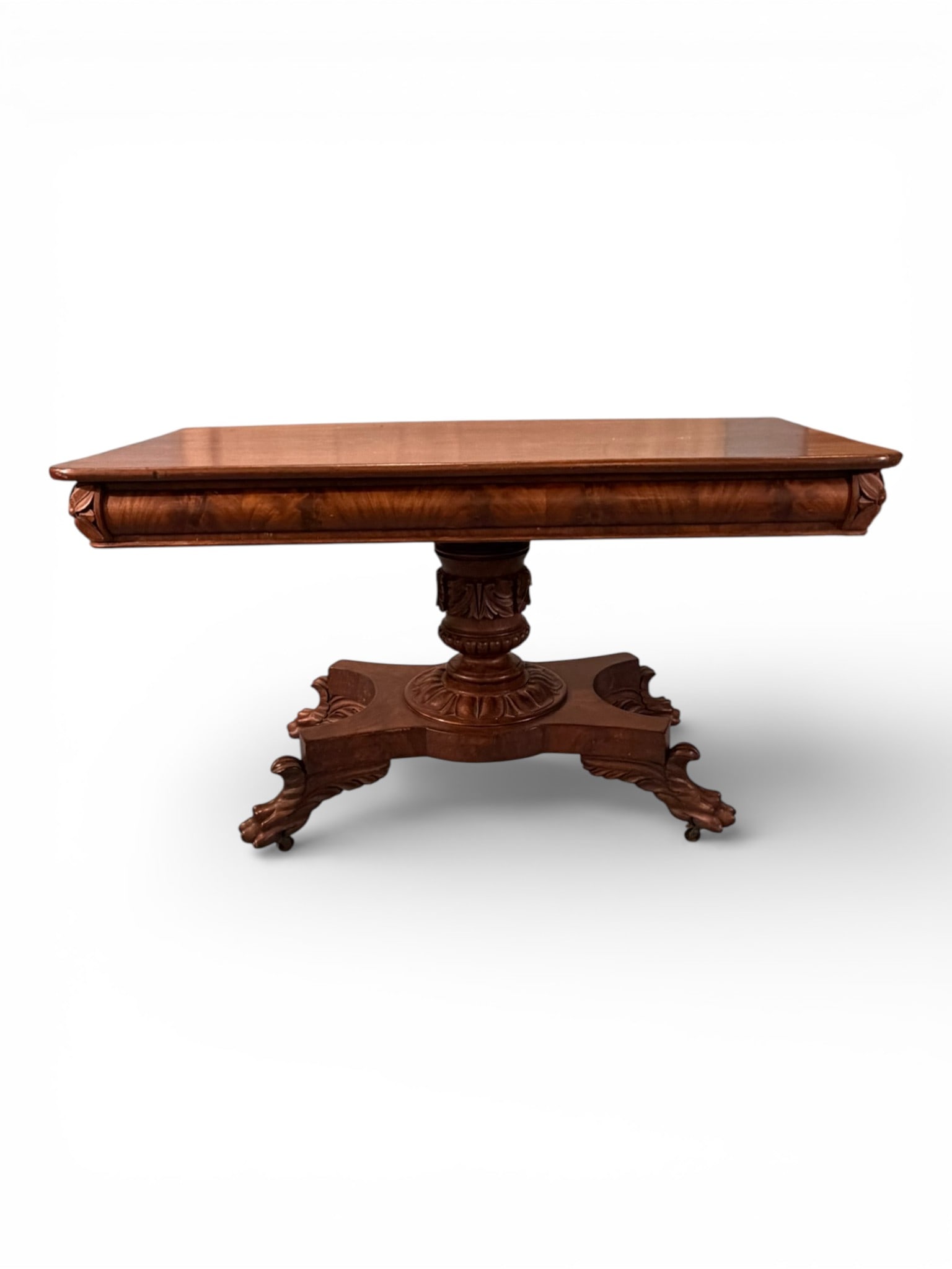 American Classical Mahogany Console / Games Table (1 of 6)