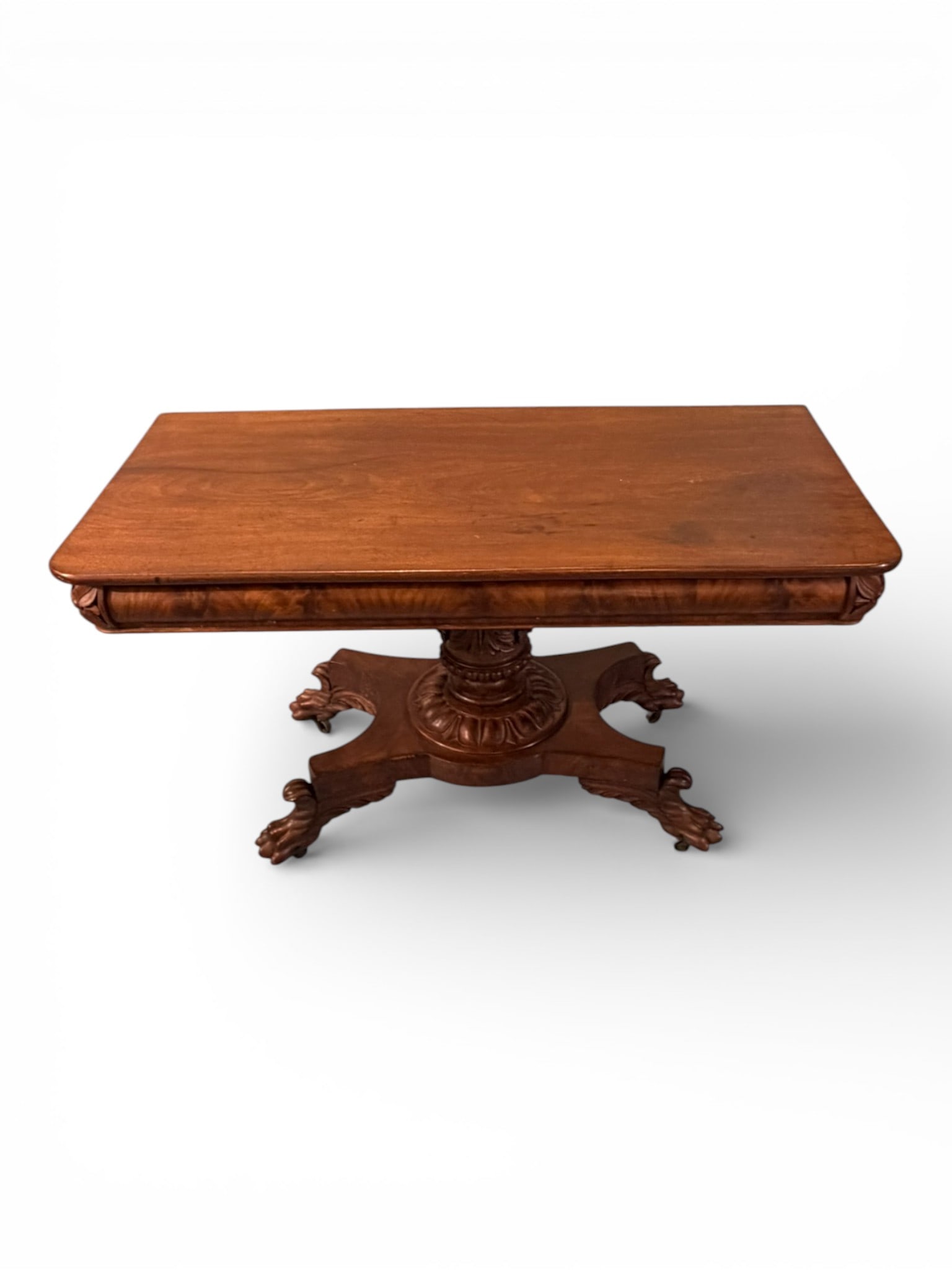 American Classical Mahogany Console / Games Table - 2