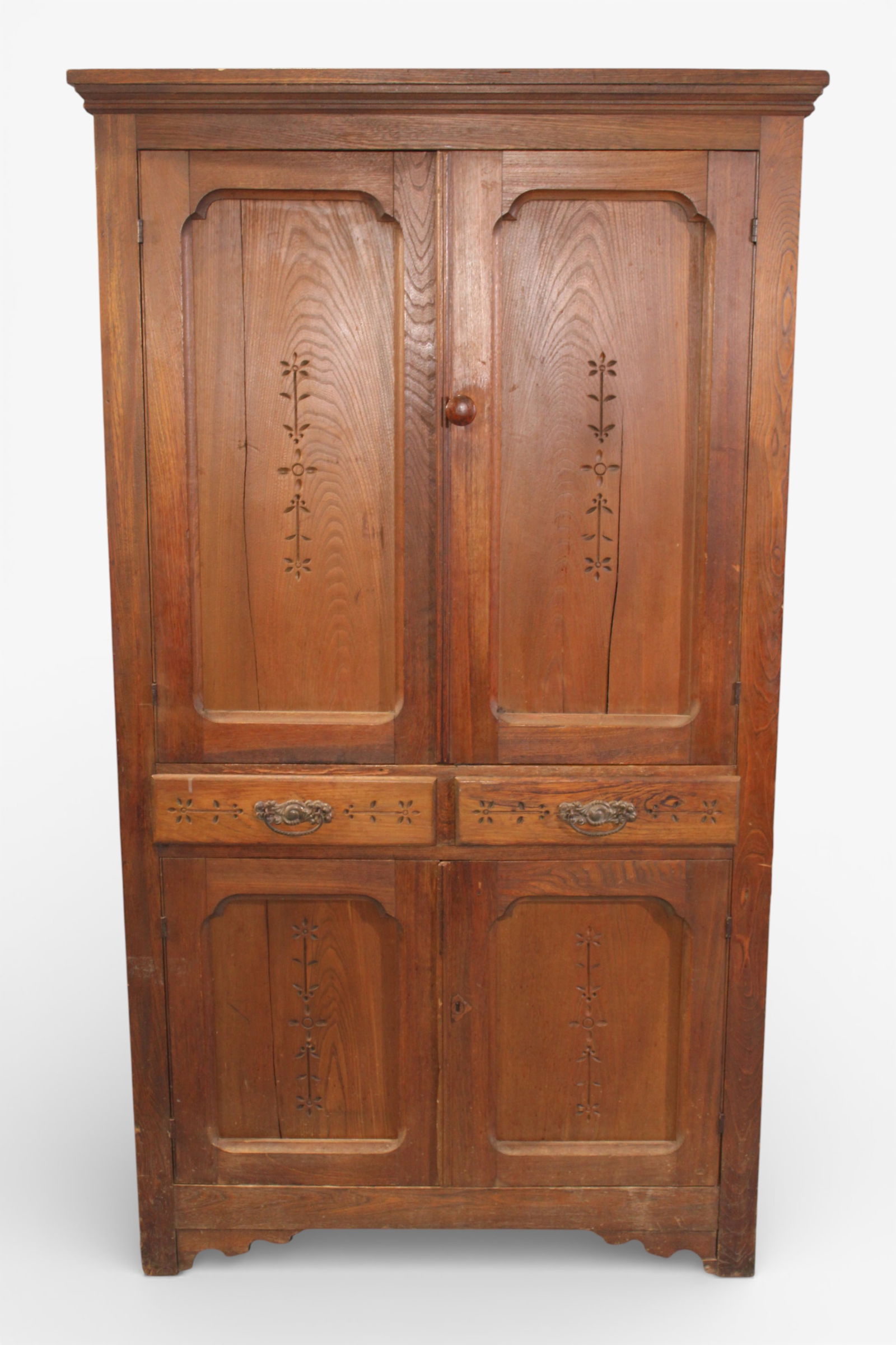 Victorian Rosewood Fire Screen with Needlework Panel (1 of 6)