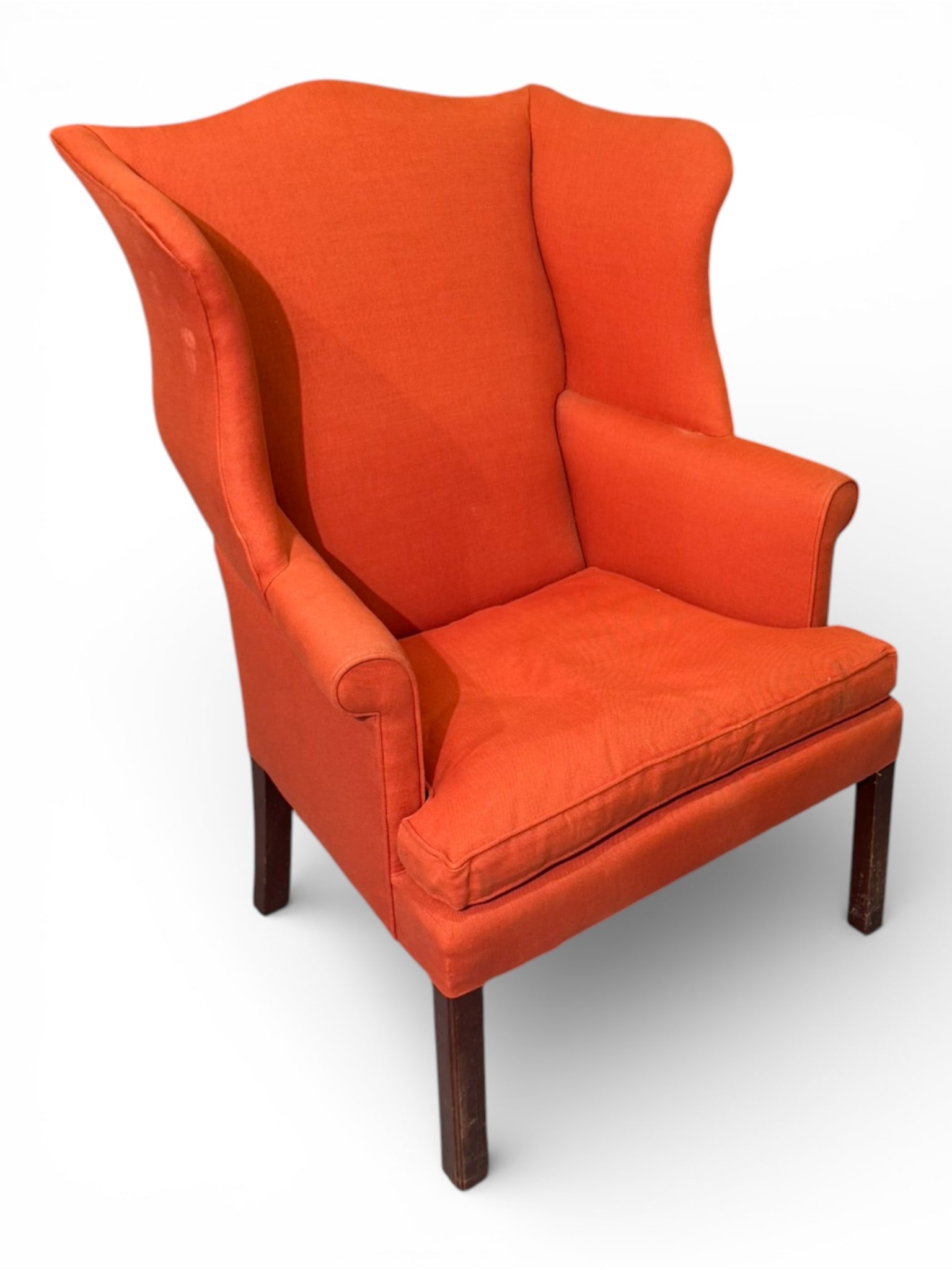 Chippendale Wing Back Parlor Chair - 2