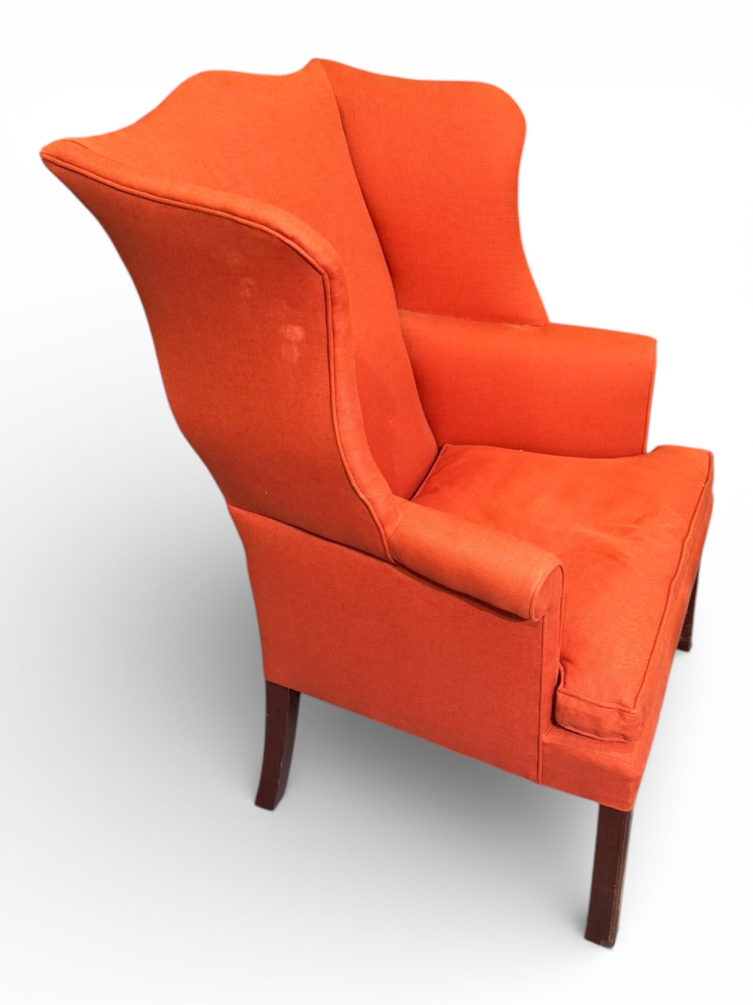 Chippendale Wing Back Parlor Chair - 3