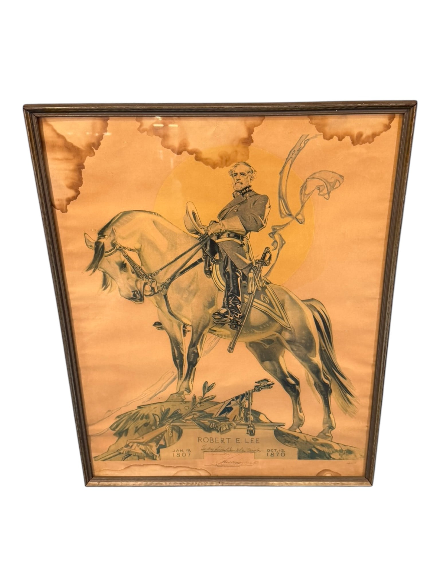 Saturday Evening Post Print After J.C. Leyendecker, “Robert E. Lee (1 of 2)