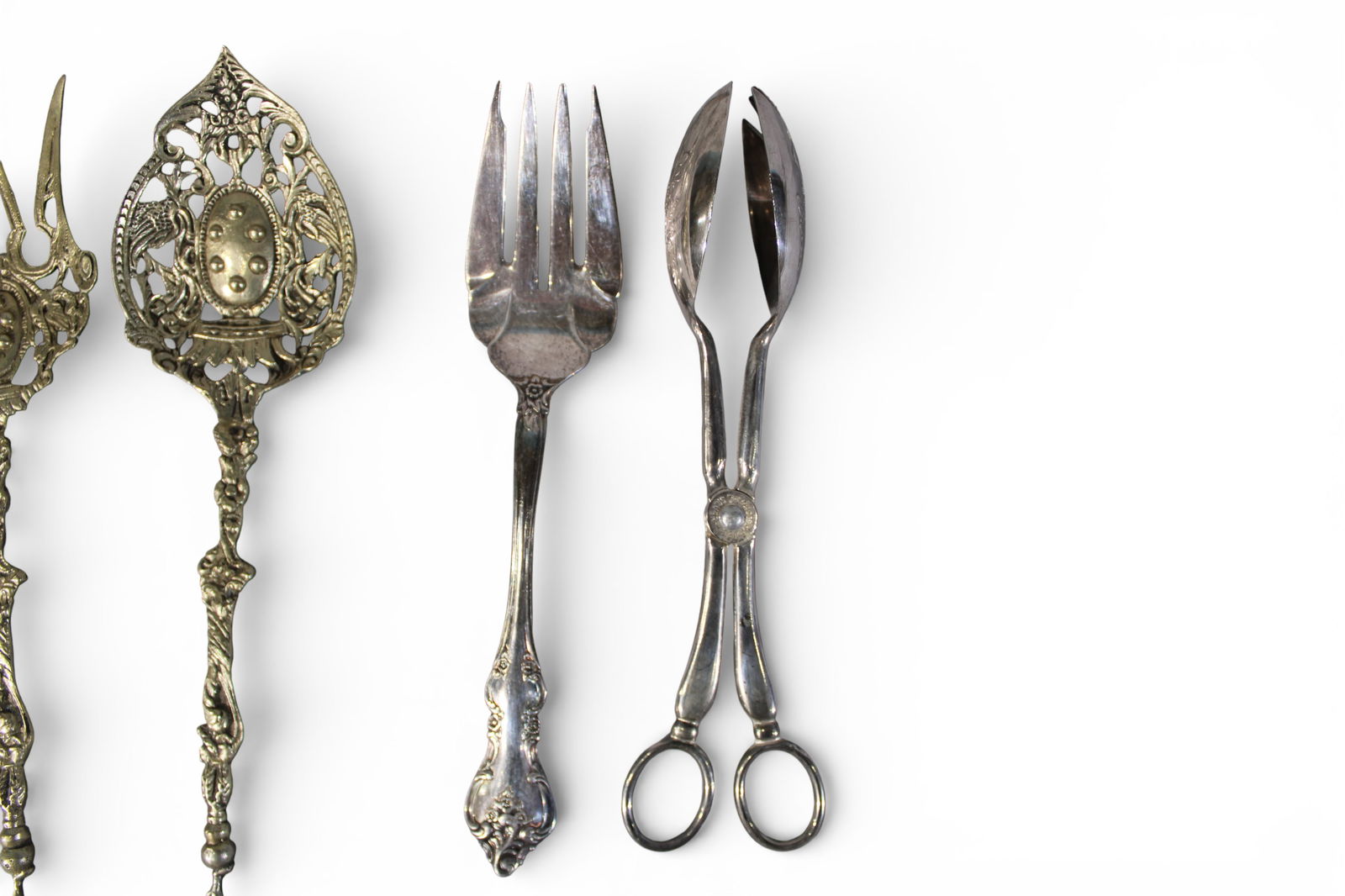 Assorted Silverplate Flatware and Serving Pieces, 12 Pieces - 5