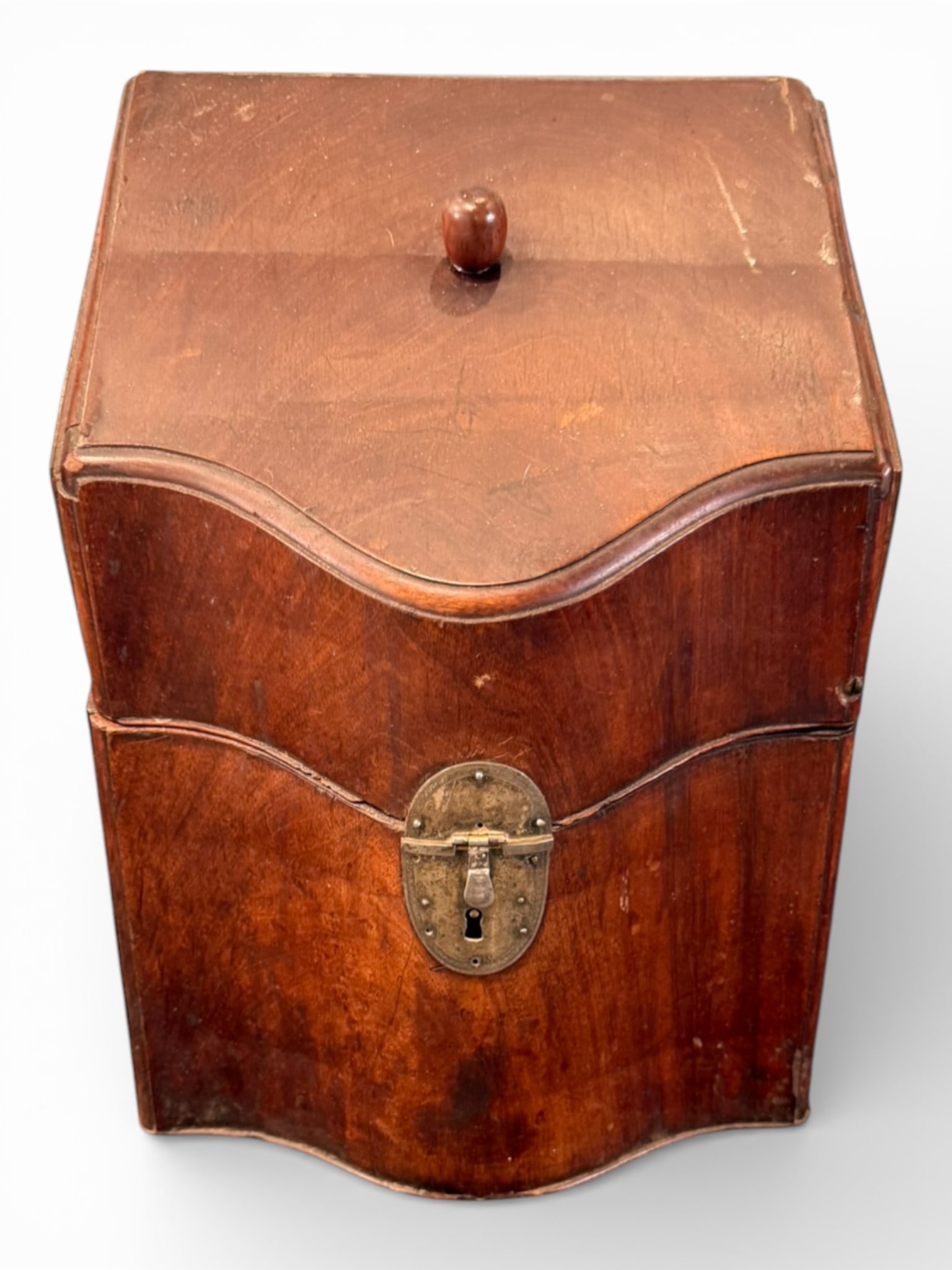 Early Mahogany Knife Box, English, late 18th–early 19th century (1 of 4)