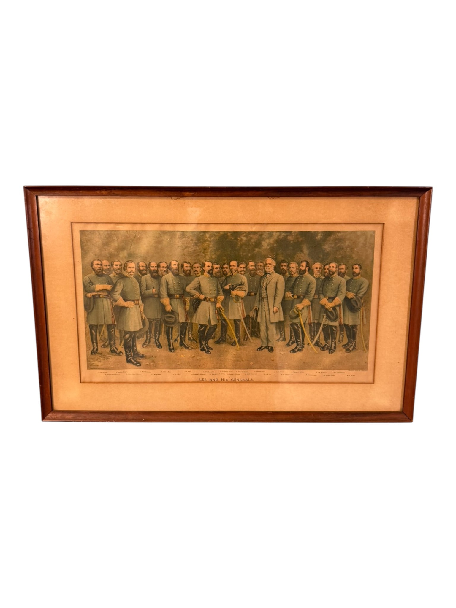 Lee and His Generals, Framed Print (1 of 2)