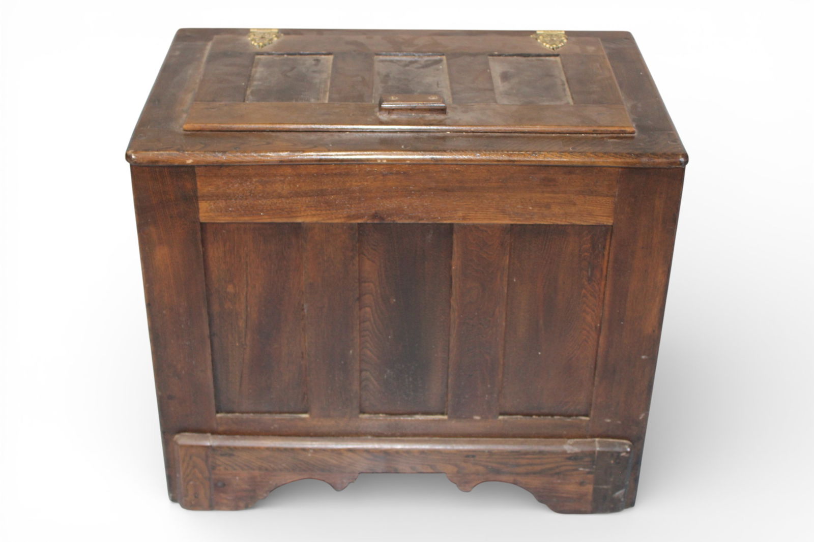 Oak Ice Box with Porcelain Liner (1 of 8)