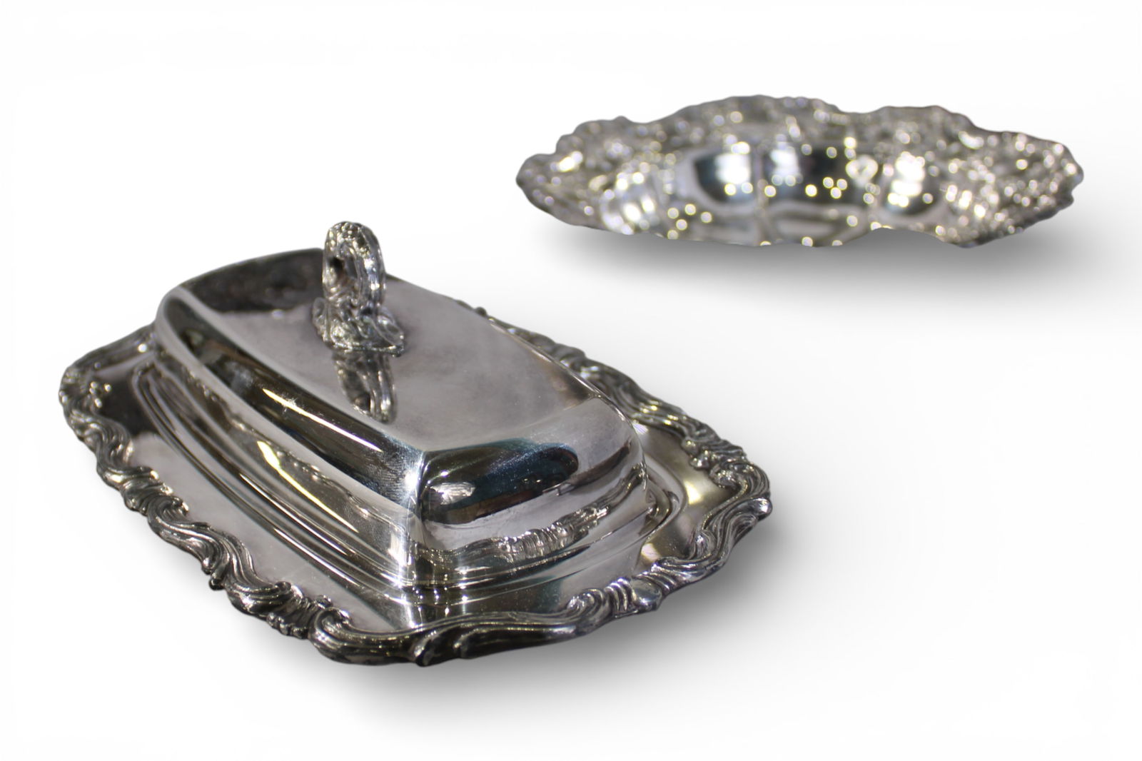 Five-Piece Silverplate Serving Group - 3