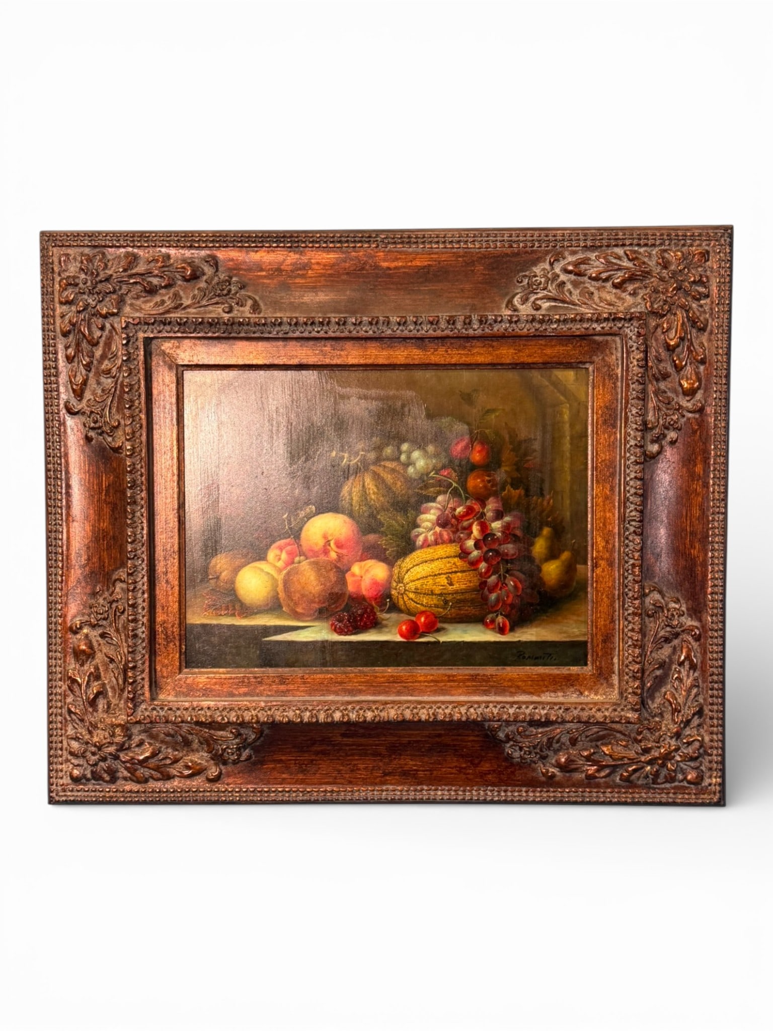Romanitii (European School), Still Life with Fruit, Oil on Board (1 of 3)