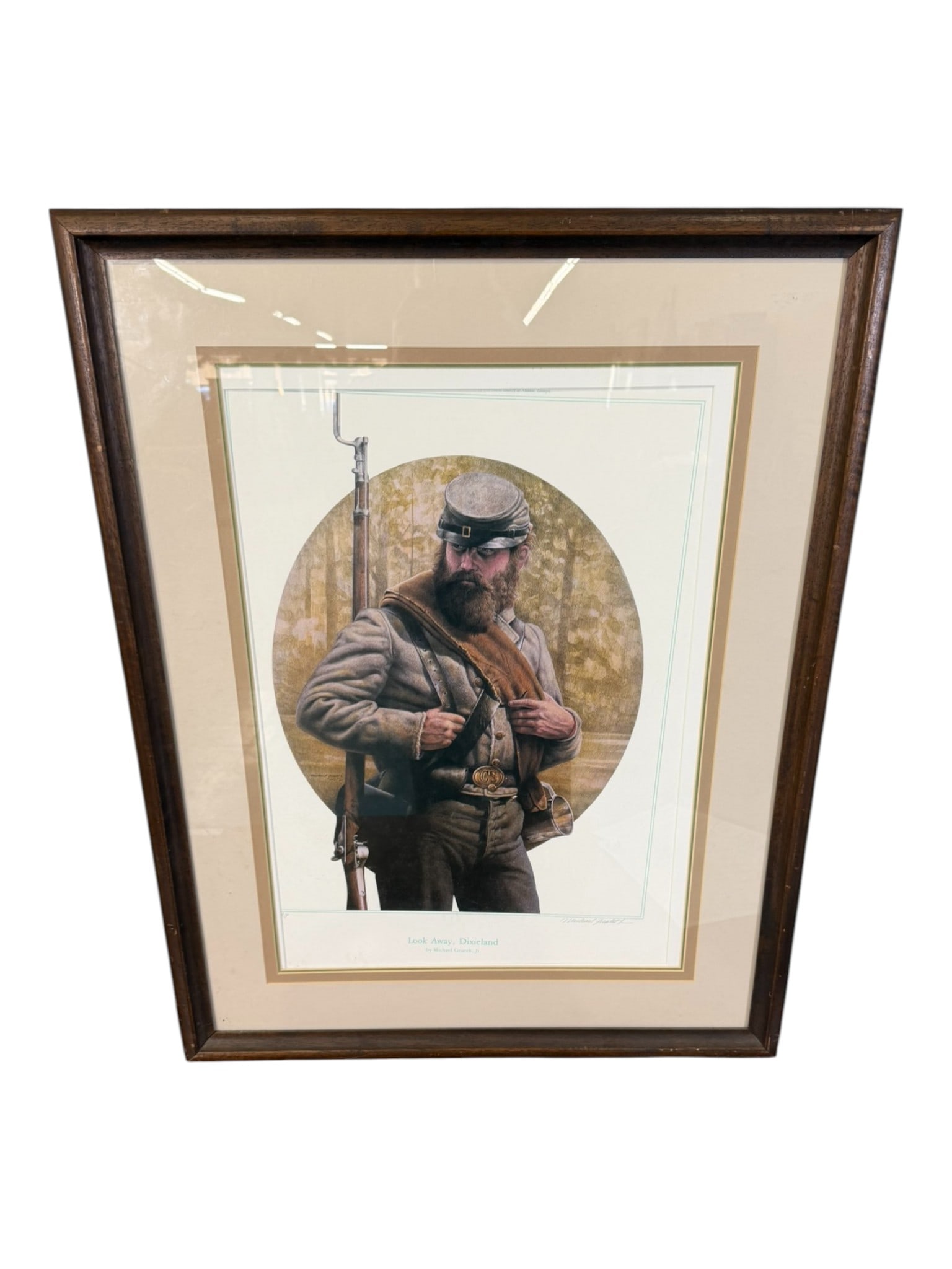 “Look Away, Dixieland" – Civil War Soldier Print (1 of 1)