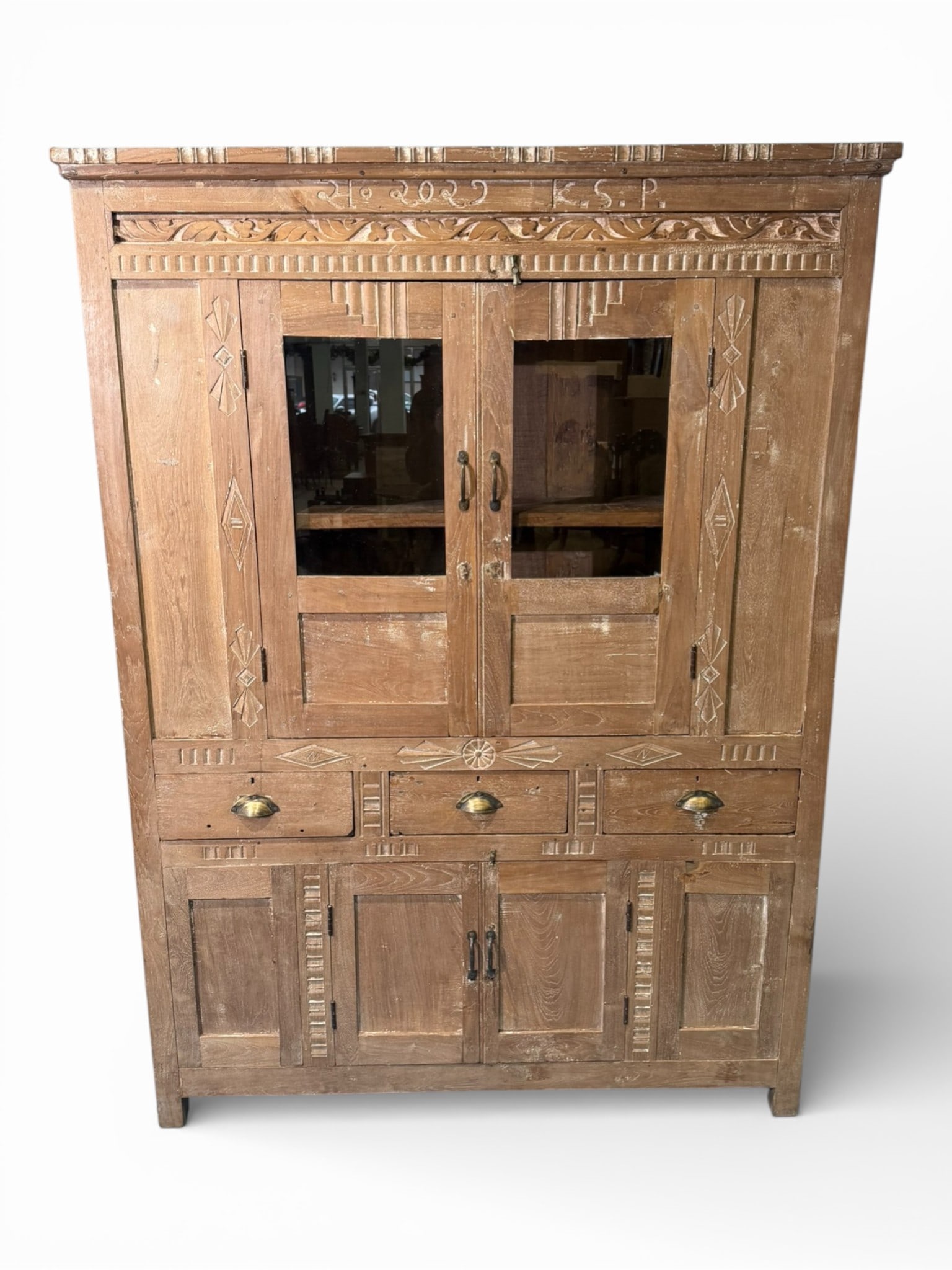 Reclaimed Wood “Farmhouse?? Style Cabinet (1 of 5)