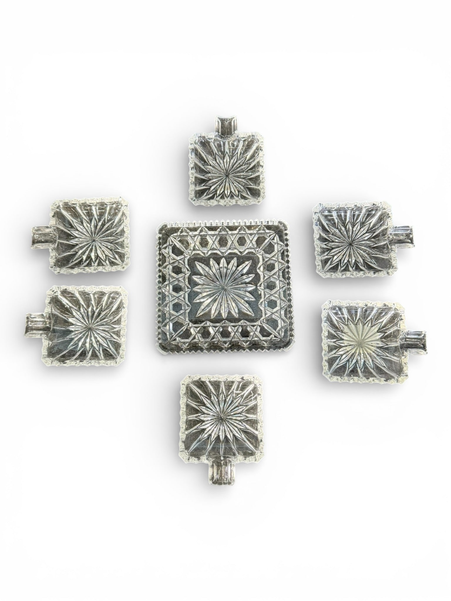 Seven-Piece Glass Smoking Set (1 of 2)