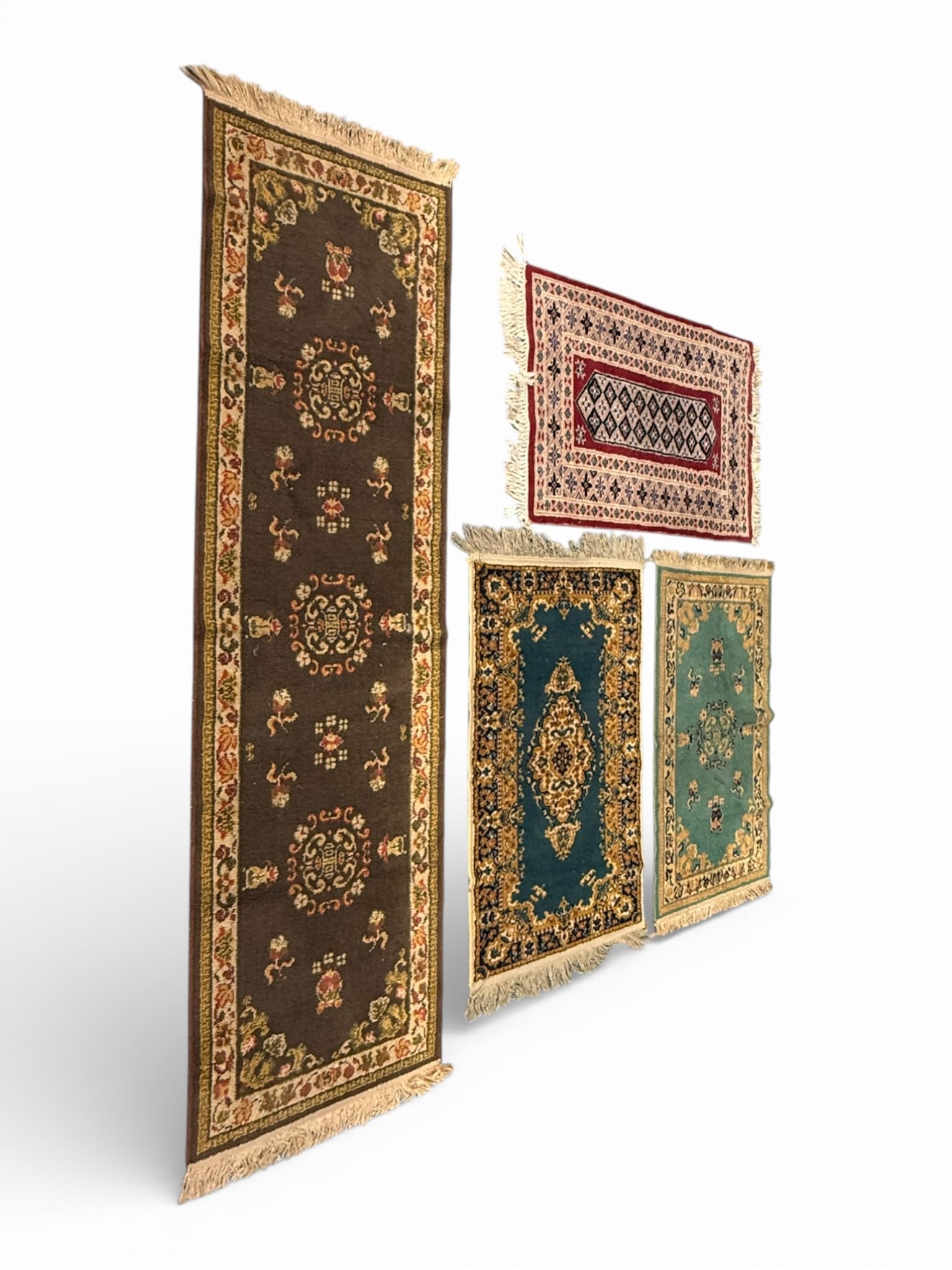 Group of Four Decorative Area Rugs and Runner (1 of 2)