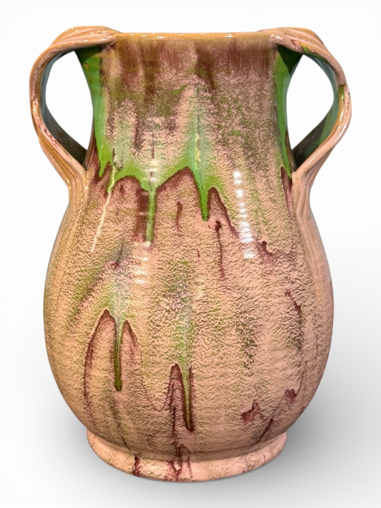 American Art Pottery Vase, Possibly Weller Greenbriar, ca. 1905–1915 (1 of 4)