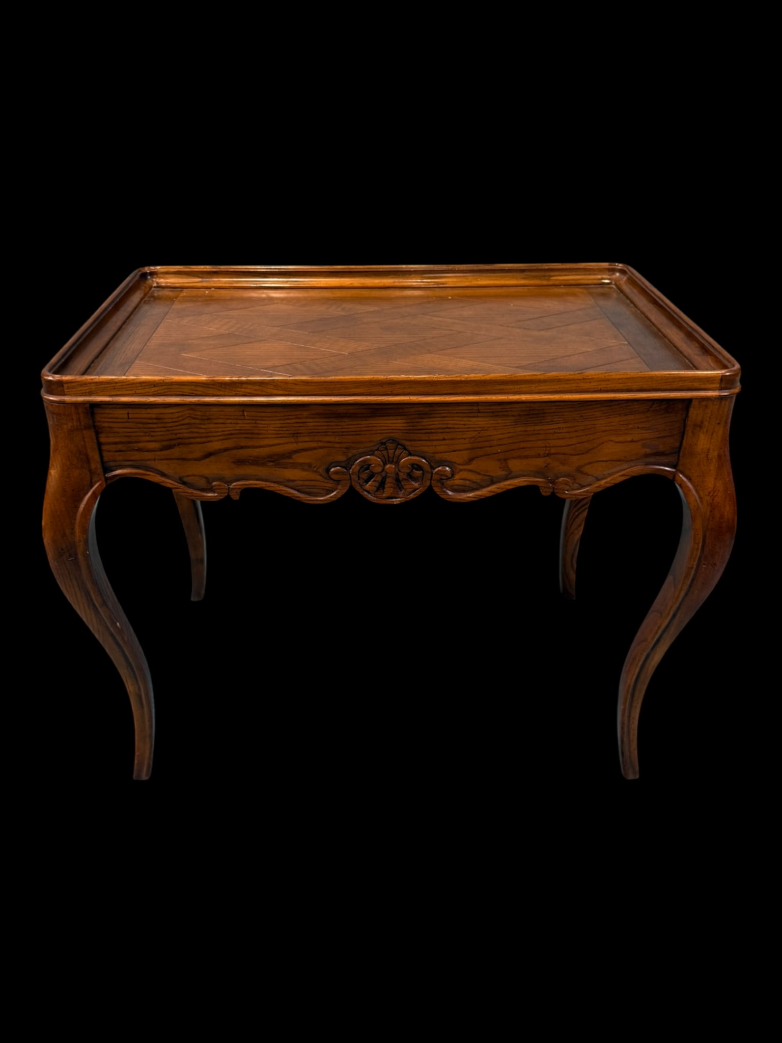 Baker Furniture Walnut Side Table (1 of 3)