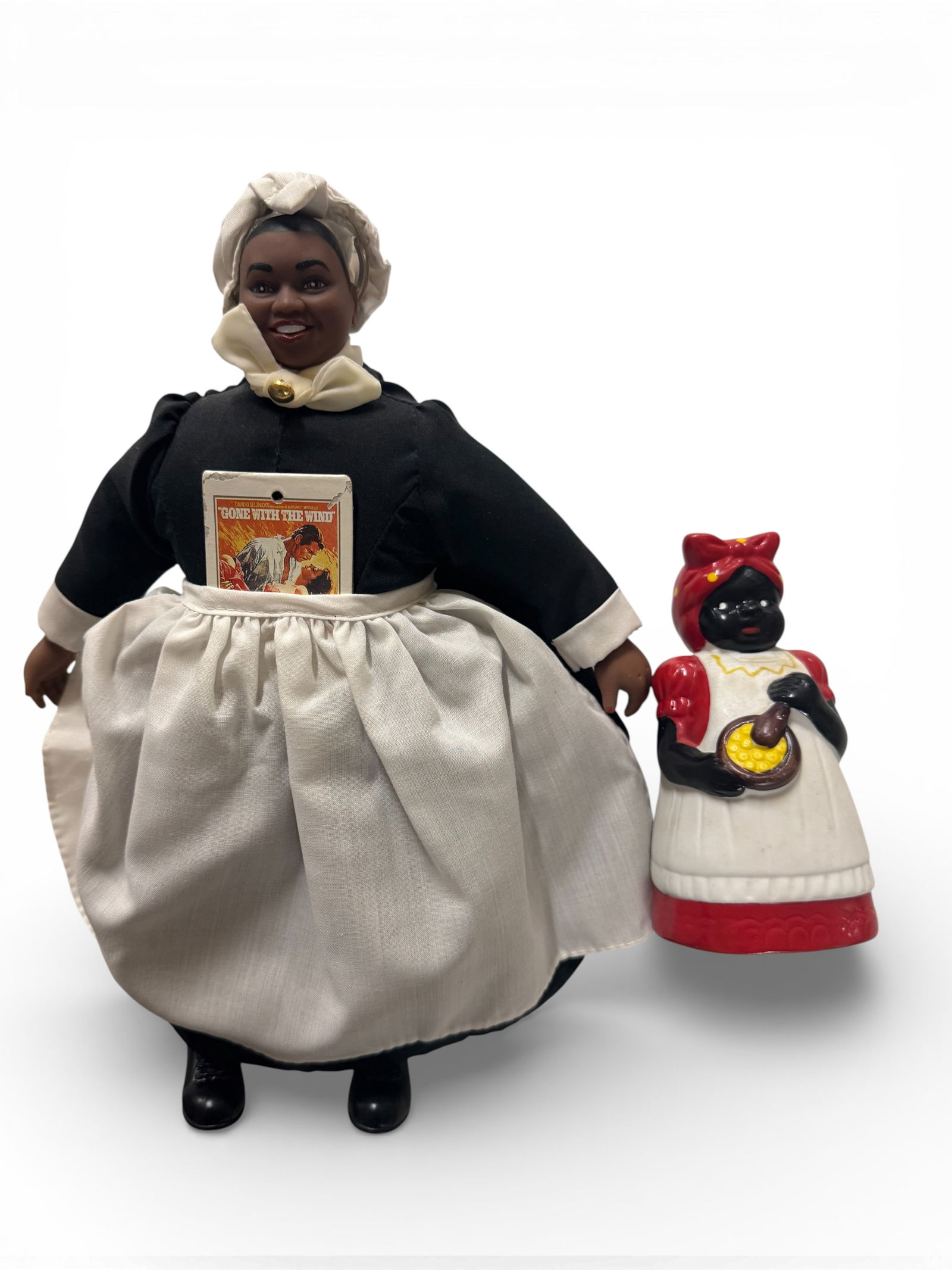 Group Lot of Figural “Mammy?? Piggy Bank and "Mammy" Gone With the Wind World Doll (1 of 4)