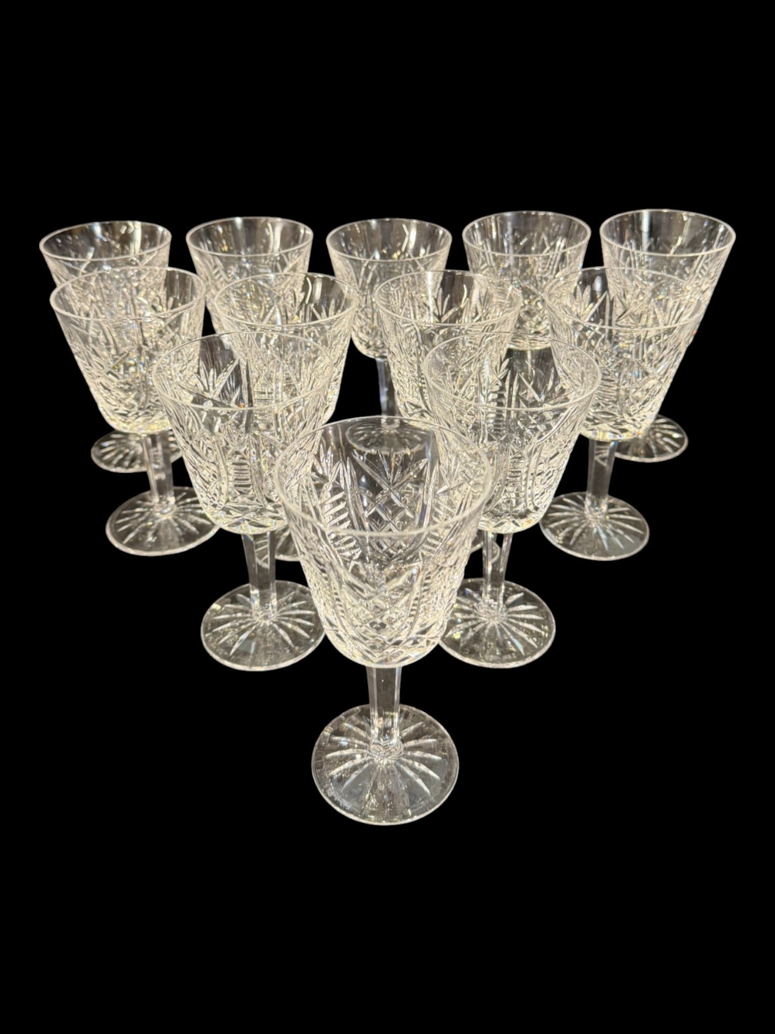 Set of Twelve Waterford Crystal Wine Hock Glasses (1 of 6)