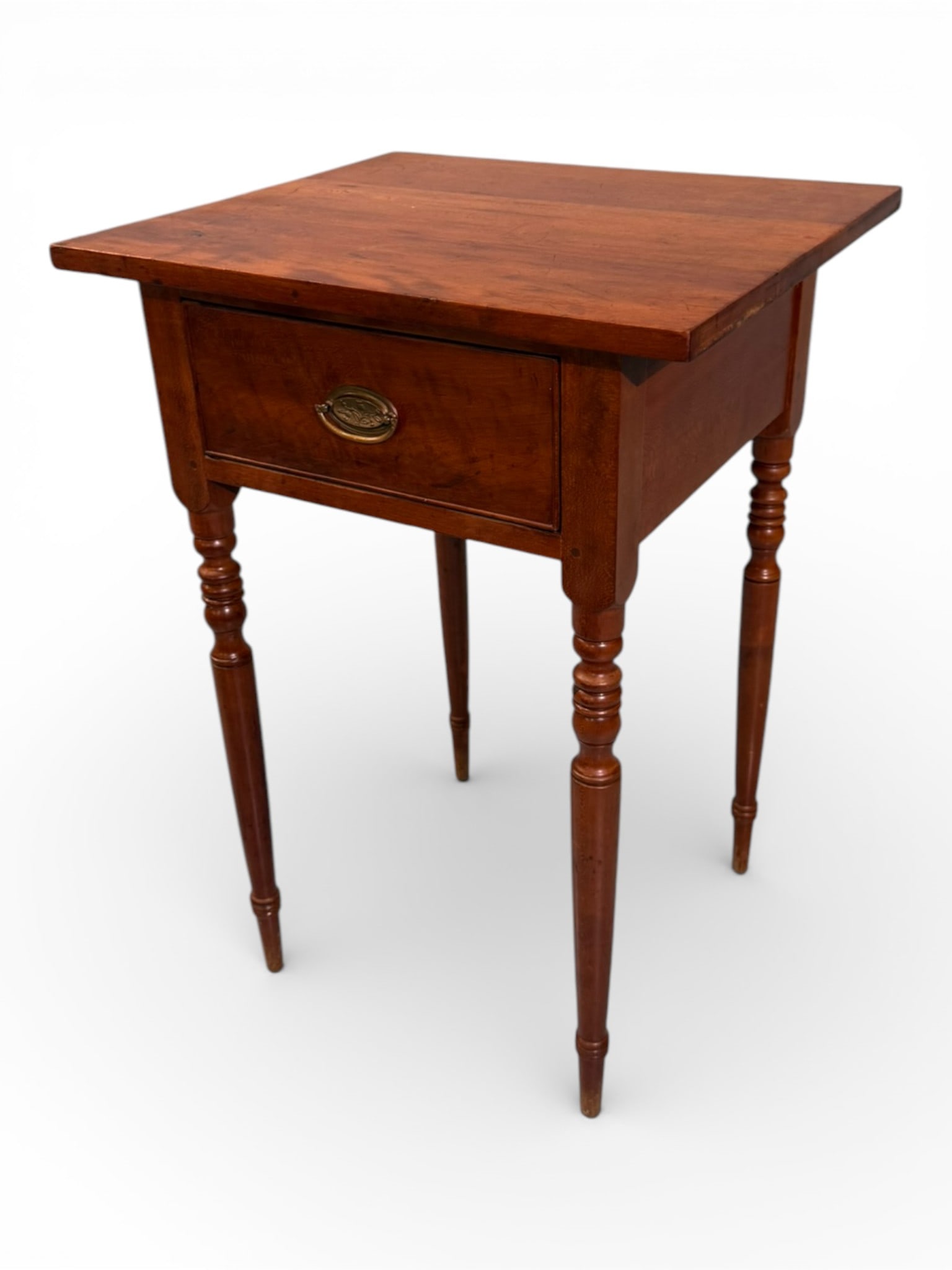 Kentucky Cherry One-Drawer Stand with Cornucopia Pull - 2