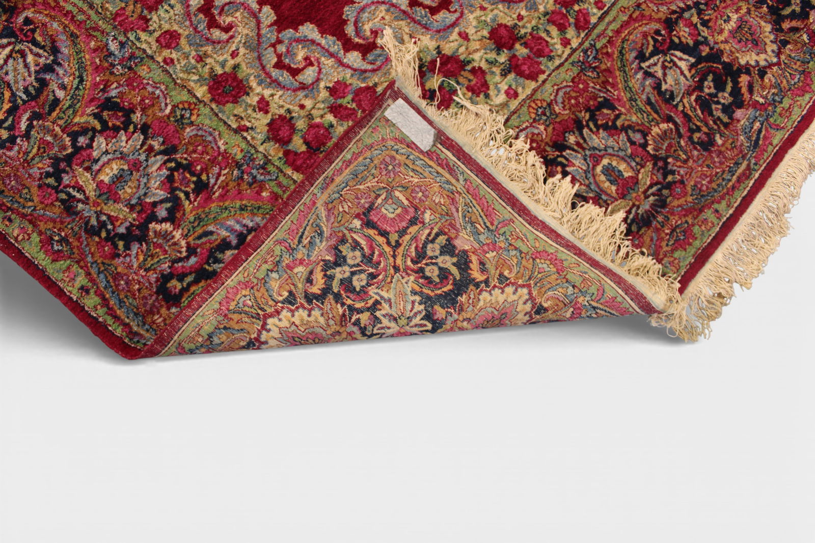 Large Handmade Kerman Wool Rug - 5