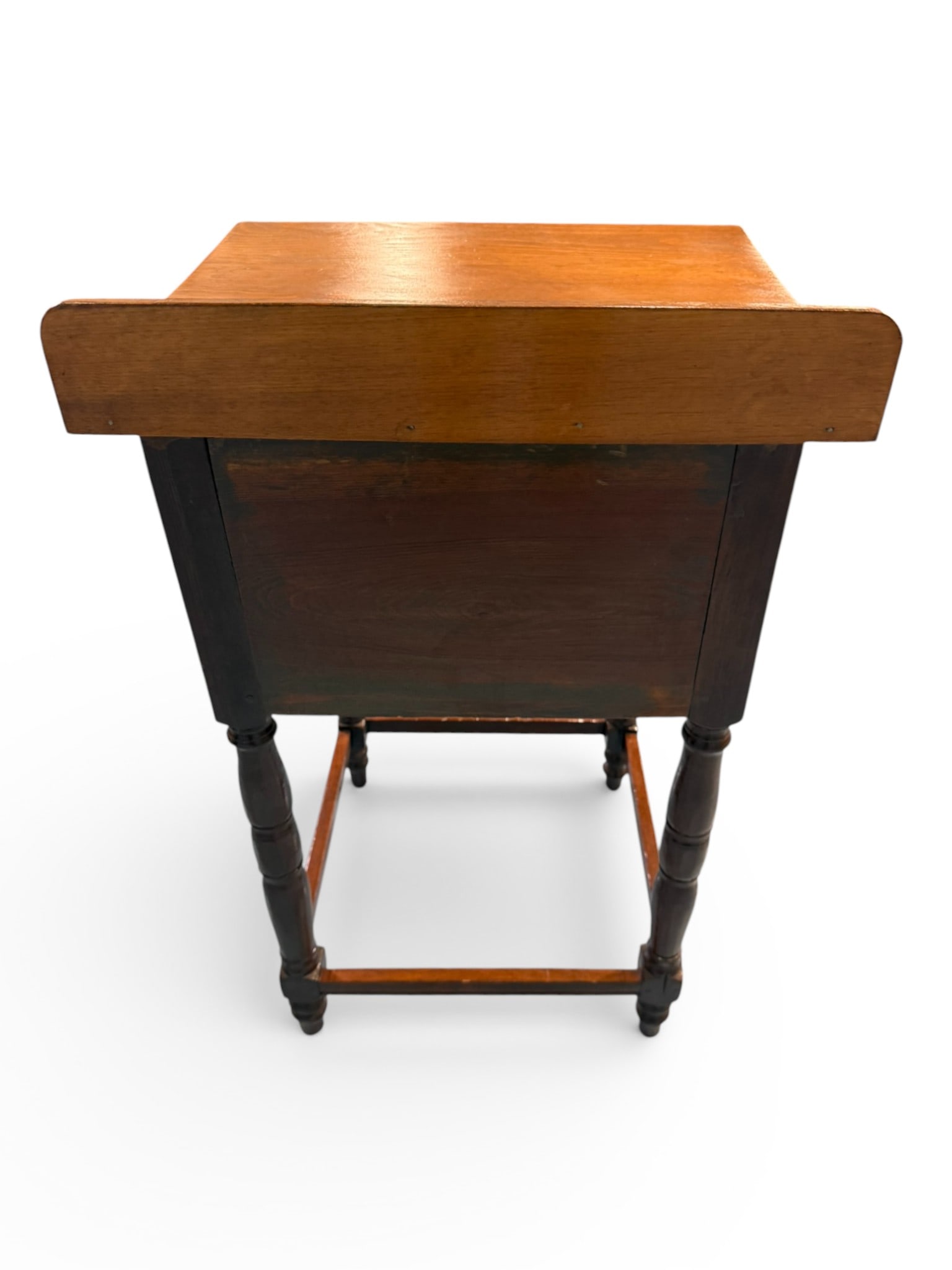 Oak Two-Drawer Side Table - 2