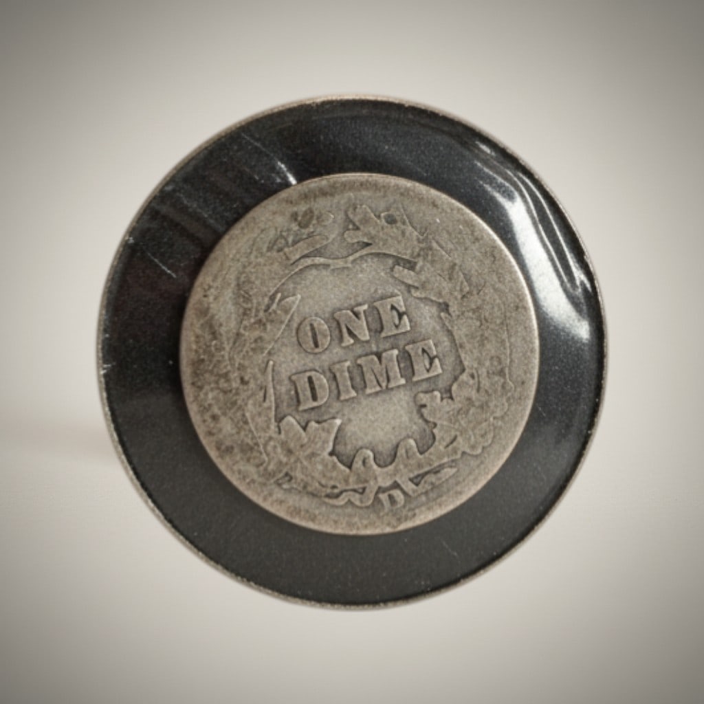 1906-D Barber Silver Dime - 2