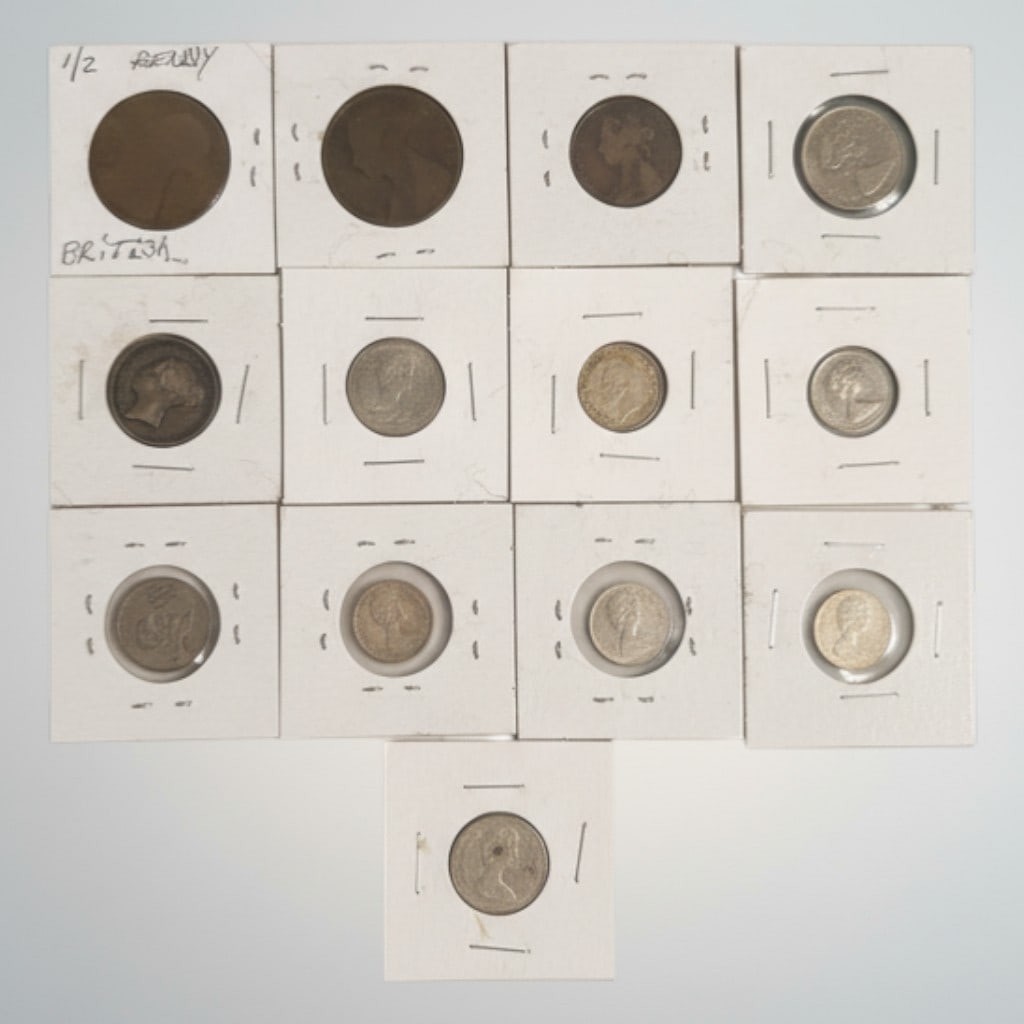 Group of British and Canadian Coins (13 Pieces) (1 of 11)
