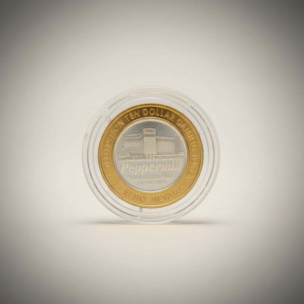 One Peppermill Silver Strike Token - 2