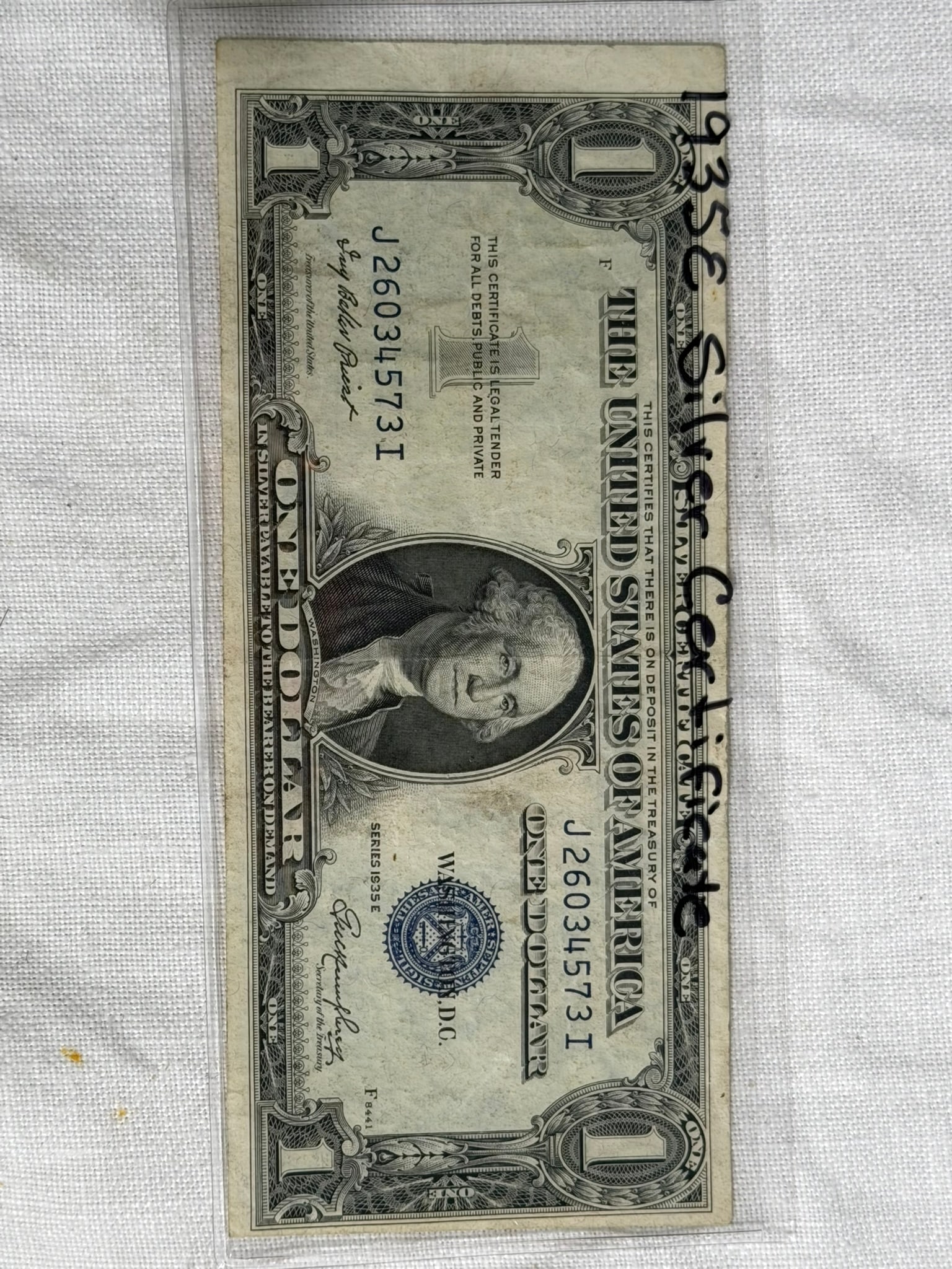 Four-Piece $1 Silver Certificate Group, Series 1957 & 1957B (1 of 8)